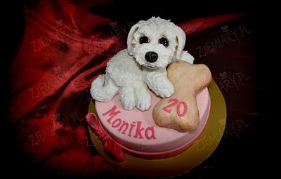 dog cake - Cake by Anna Krawczyk-Mechocka