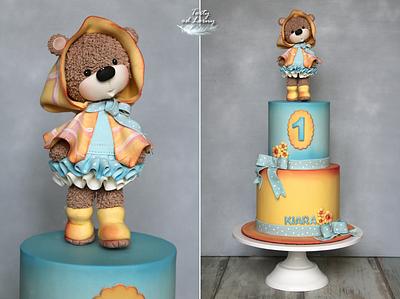 Teddy bear - Cake by Lorna
