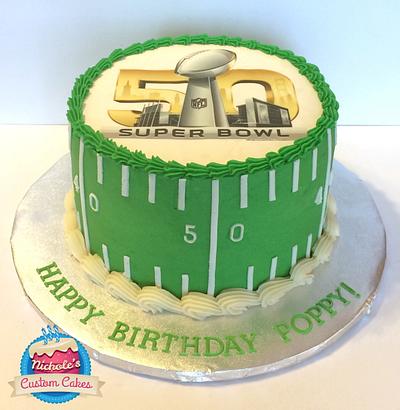 Super Bowl 50 Cake - Cake by NicholesCustomCakes