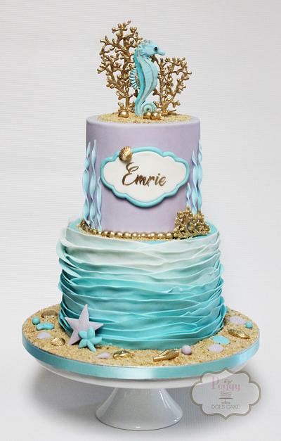 Seahorse - Cake by Peggy Does Cake
