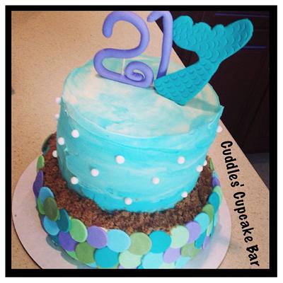Mermaid - Cake by Cuddles' Cupcake Bar