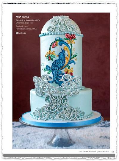 Rosemaling Wedding Cake - Cake by FantasticalSweetsbyMIKA