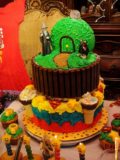 Superstar Hobbit Birthday Cake - Cake by Sara's Baked Creations