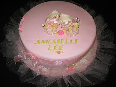 Baby Girl Shower Cake - Cake by Cakeicer (Shirley)