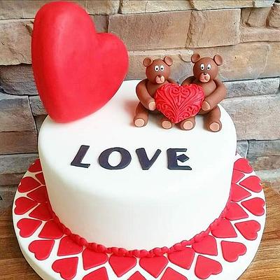 Valentine Cake - Cake by Mora Cakes&More