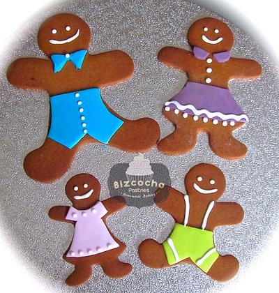 Gingerbread family - Cake by Bizcocho Pastries