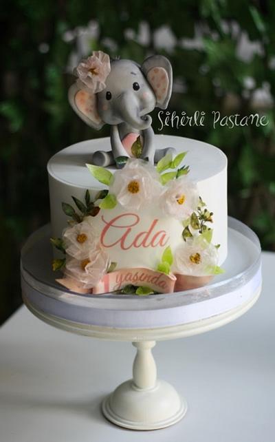 Cute Elephant Cake - Cake by Sihirli Pastane