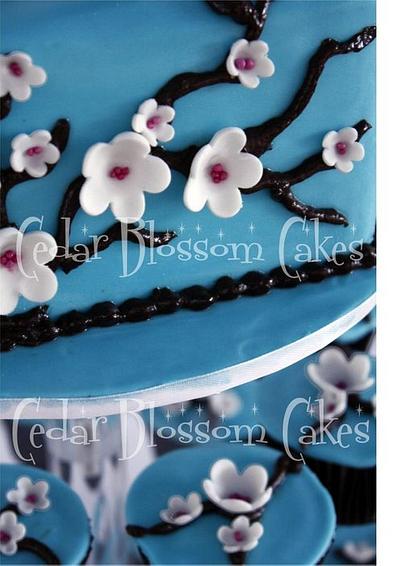 Cherry Blossom Wedding - Cake by ozgirl39