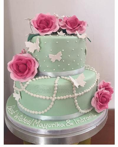 Summer Wedding Cake - Cake by Urvashi Shivnani