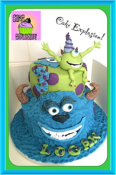 Monster Inc Cake - Cake by Cake Explosion!