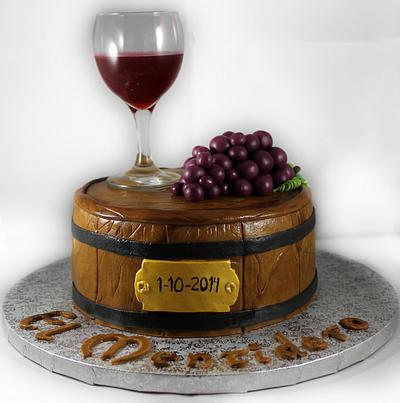 Wine barrel - Cake by Recreax