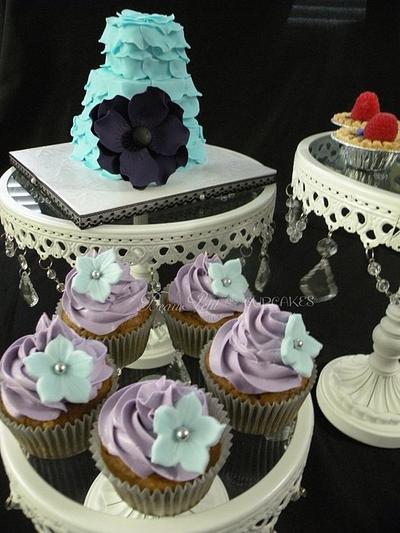 "Wanda" - Mini Birthday Cake and Desserts - Cake by Beau Petit Cupcakes (Candace Chand)