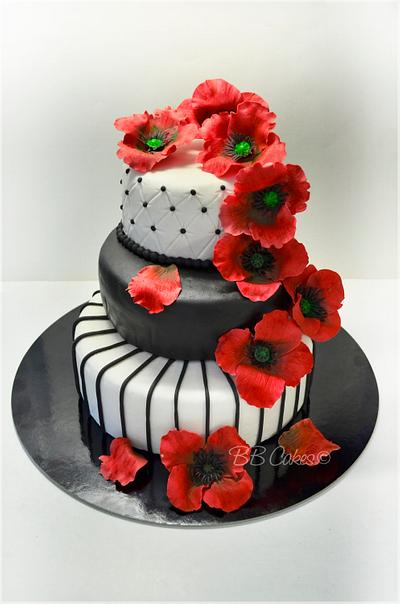 red poppy - Cake by BBCakes