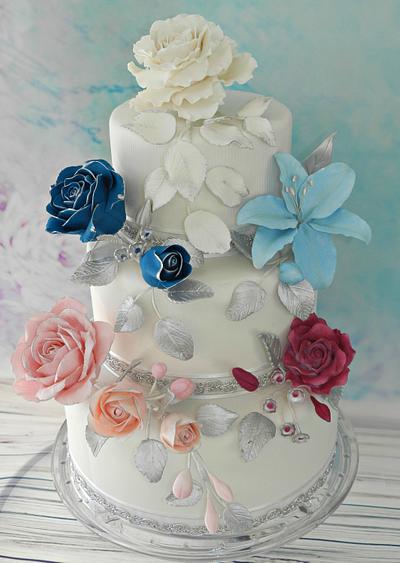 The World of Sugar Flowers Tribute - Cake by SallyMack
