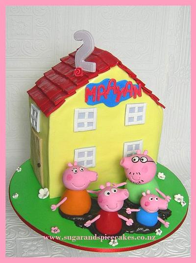 Peppa Pig  - Cake by Mel_SugarandSpiceCakes