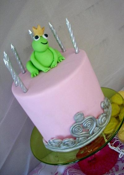 Frog Prince birthday cake - Cake by Kathy Cope