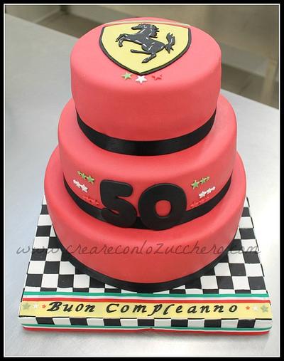 Ferrari Cake - Cake by Deborah