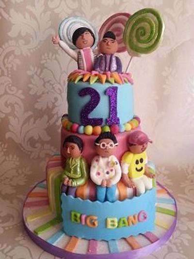 Big Bang Birthday cake - Cake by truly madly cakey