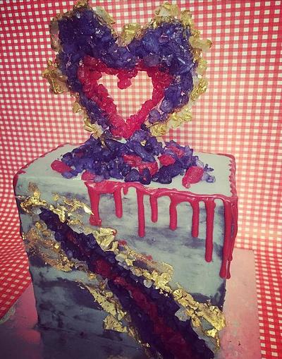 Geode Cake - Cake by Monika1590