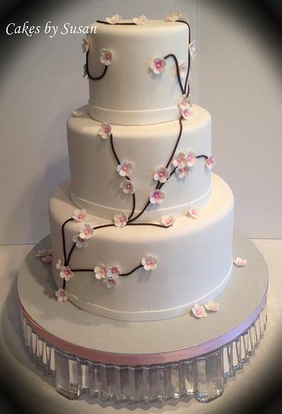 Blossom wedding cake - Cake by Skmaestas