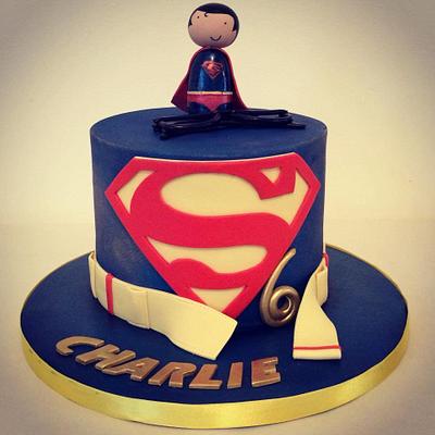 Superman birthday cake - Cake by Dee