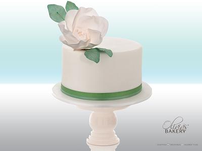 Green Mini Wedding Cake - Cake by Olivia's Bakery