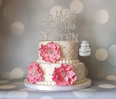 Wedding cake - Cake by Pluympjescake