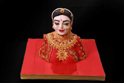 Indian bride -AISHWARYA RAI BACHCHAN - Cake by thefrostgoddess