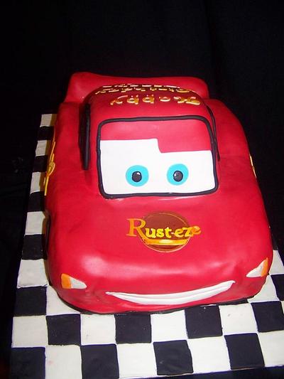 Lightening McQueen cake - Cake by Cakes by Christy G