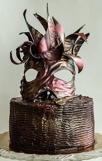 venice carnival  mask cake - Cake by Crema pasticcera by Denitsa Dimova