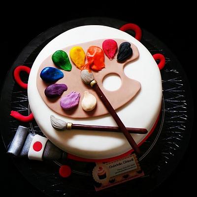 Painter's cake - Cake by Gabriella Ghiselli