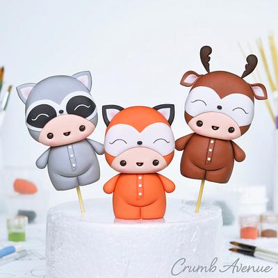 Woodland Animal Characters - Cake by Crumb Avenue