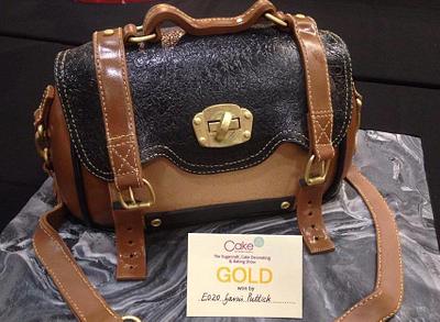 Gold Award Handbag Cake - Cake by Putty Cakes