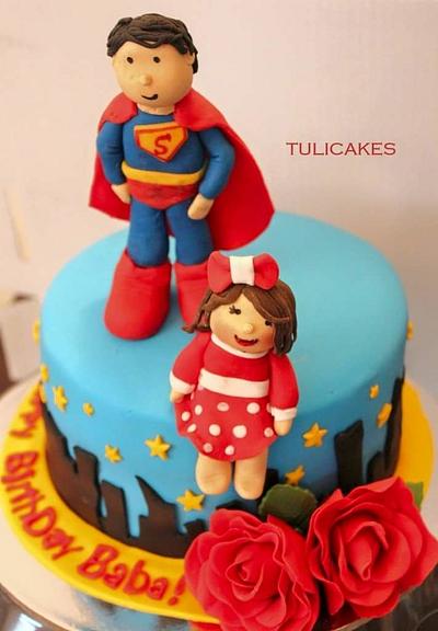 Superdad - Cake by Tulicakes