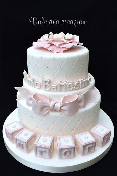 Baptism cake - Cake by Dolcidea creazioni