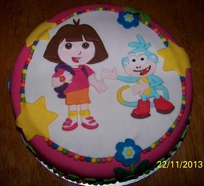 Dora birthday cake - Cake by Agnieszka