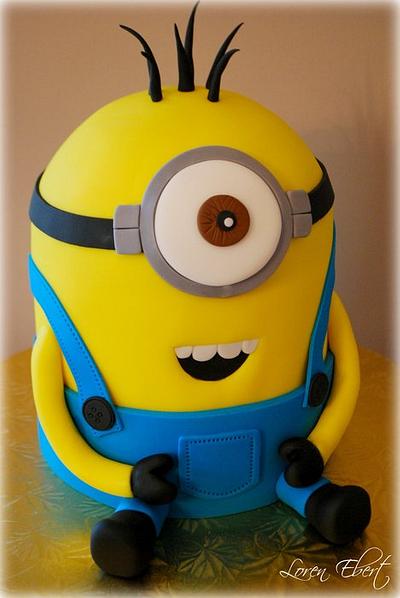 Despicable Me Minion Cake! - Cake by Loren Ebert