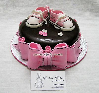 For a baby girl ... - Cake by Cynthia Jones