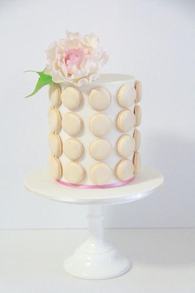 Macaron birthday cake - Cake by Savannah
