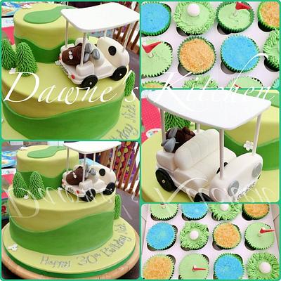 Golf Cake - Cake by Dawne's Kitchen