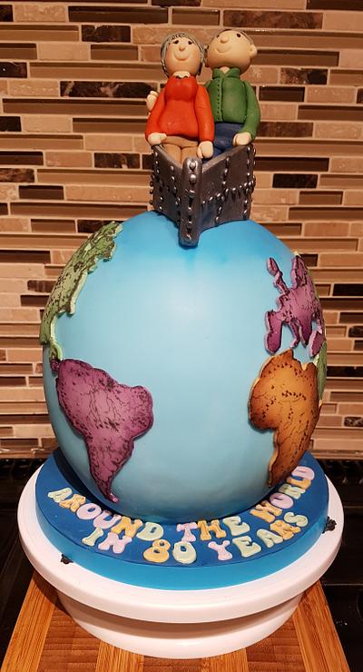 Joint 80th Birthday Cake - Cake by Cake Karma: