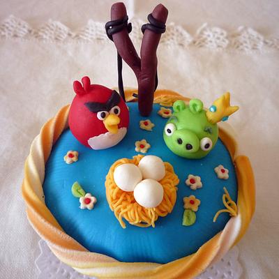 Ungry bird cupcake - Cake by Ana Costa