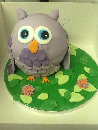 Owl cake - Cake by Andypandy