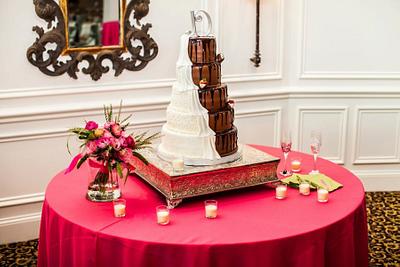 Half and Half Wedding Cake - Cake by My Cake Sweet Dreams