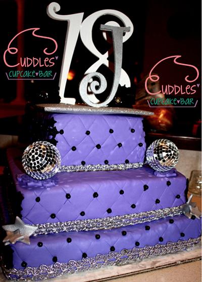 Disco Cake - Cake by Cuddles' Cupcake Bar