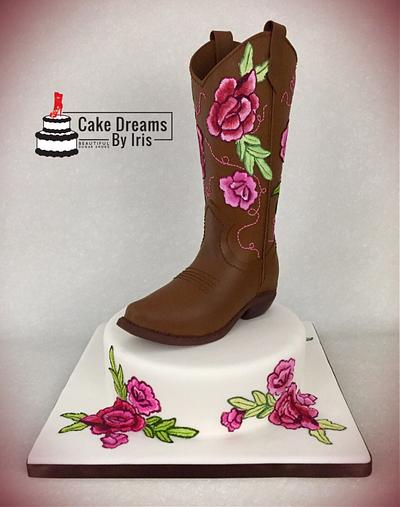 Cowgirl boot - Cake by Iris Rezoagli