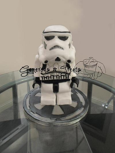Lego Stormtrooper - Cake by GenerousTreats
