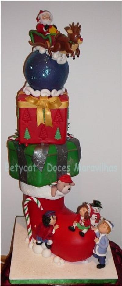 Children Christmas Dream - Cake by Bety'Sugarland by Elisabete Caseiro 