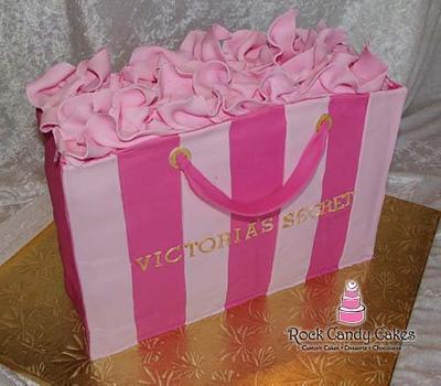 Victoria's Secret Bag - Cake by Rock Candy Cakes
