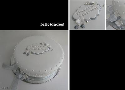 1st Wedding Aniversary - Cake by Bela Verdasca